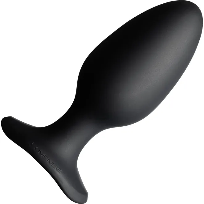 Lovense Hush 2 Bluetooth Remote-Controlled Vibrating Butt Plug L 2.25 in.