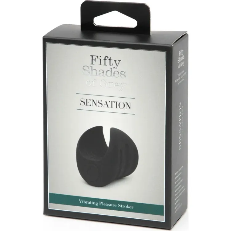 Fifty Shades of Grey Sensation Vibrating Silicone Stroker Fifty Shades of Grey Sensation Vibrating Silicone Stroker