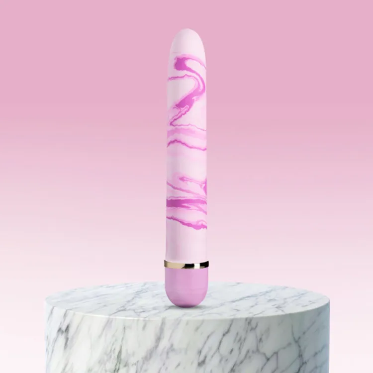 7" Strawberry Fields Multi-Speed Slimline Vibrator 7" Strawberry Fields Multi-Speed Slimline Vibrator