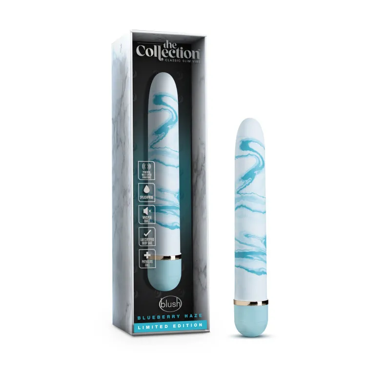 7 in. Blueberry Haze Multi-Speed Slimline Vibrator 7 in. Blueberry Haze Multi-Speed Slimline Vibrator