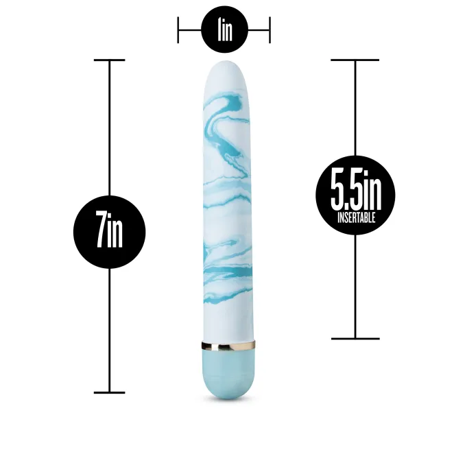 7 in. Blueberry Haze Multi-Speed Slimline Vibrator