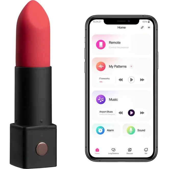Lovense Exomoon Bluetooth Mini Lipstick Vibrator