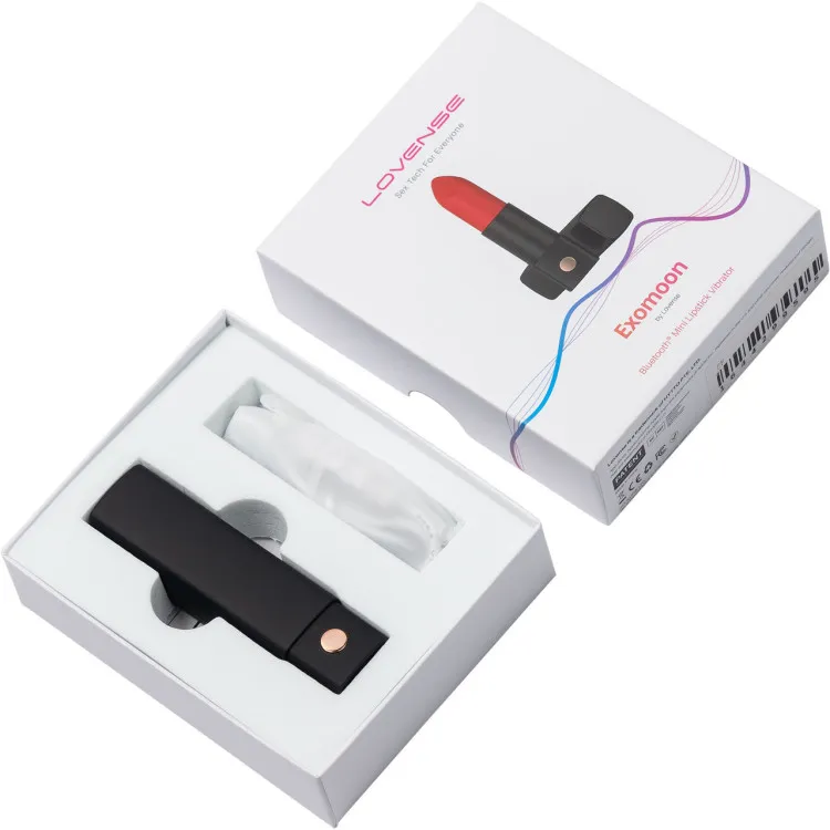 Lovense Exomoon Bluetooth Mini Lipstick Vibrator Lovense Exomoon Bluetooth Mini Lipstick Vibrator