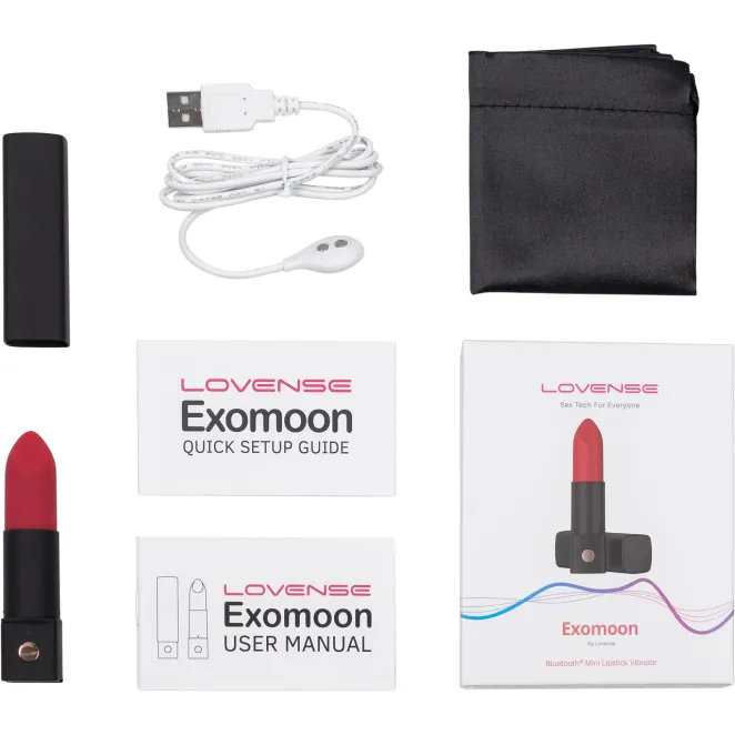 Lovense Exomoon Bluetooth Mini Lipstick Vibrator