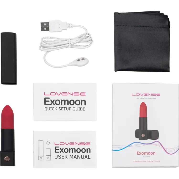 Lovense Exomoon Bluetooth Mini Lipstick Vibrator Lovense Exomoon Bluetooth Mini Lipstick Vibrator