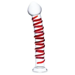 10 in. Mr. Swirly Glass Dildo