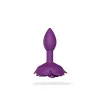 Anal Open Roses Silicone Butt Plug Purple Small Anal Open Roses Silicone Butt Plug Purple Small