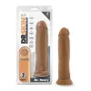 9 in. Realistic Posable Silicone Dildo Tan