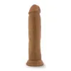 9 in. Realistic Posable Silicone Dildo Tan