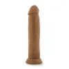 9 in. Realistic Posable Silicone Dildo Tan
