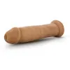 9 in. Realistic Posable Silicone Dildo Tan