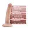 5 in. Realistic Posable Silicone Dildo Beige