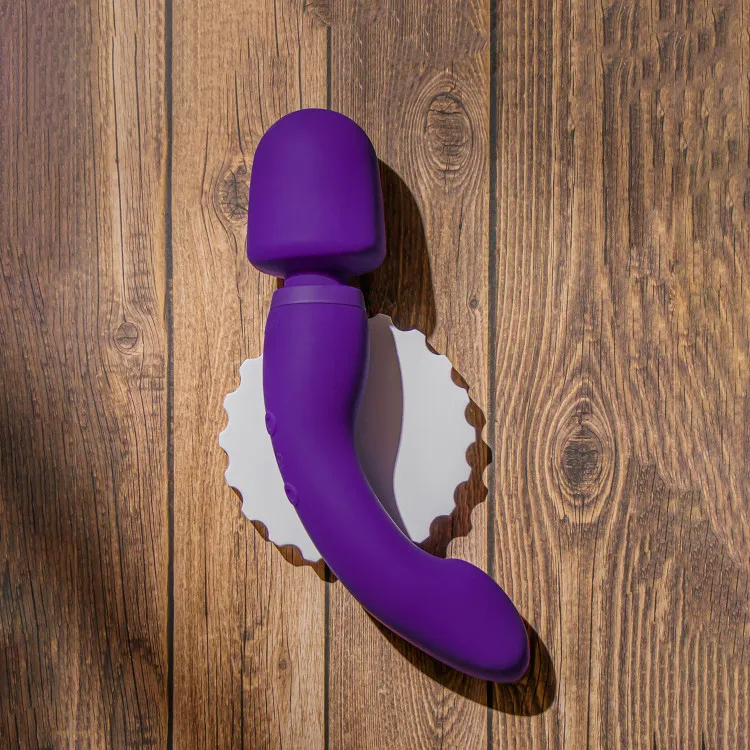 Dual Sense 10-Function Silicone G-Spot & Wand Vibrator Dual Sense 10-Function Silicone G-Spot & Wand Vibrator