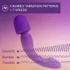 Dual Sense 10-Function Silicone G-Spot & Wand Vibrator Dual Sense 10-Function Silicone G-Spot & Wand Vibrator