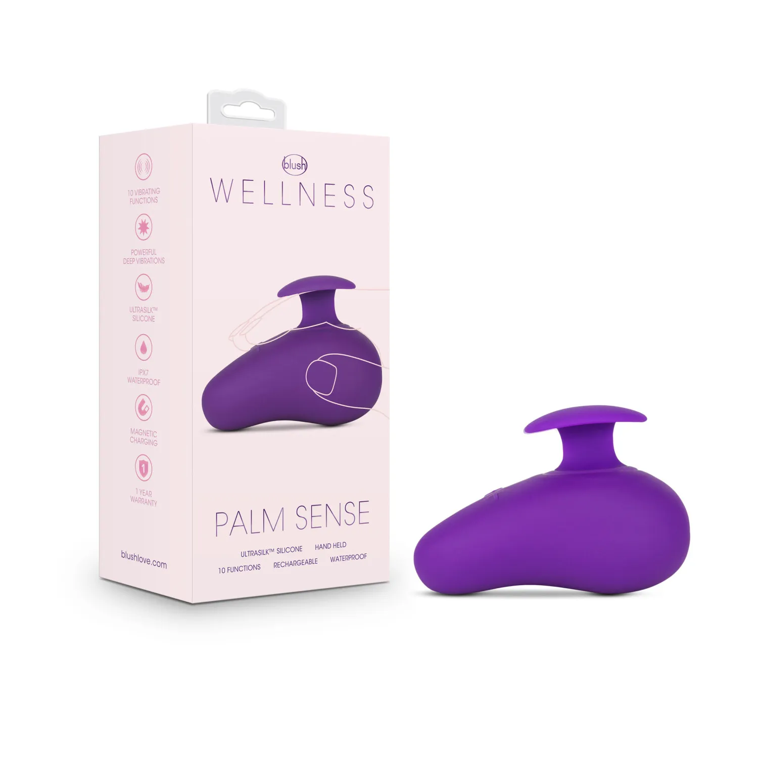 Palm Sense 10 Function Dual Motor Silicone Massager