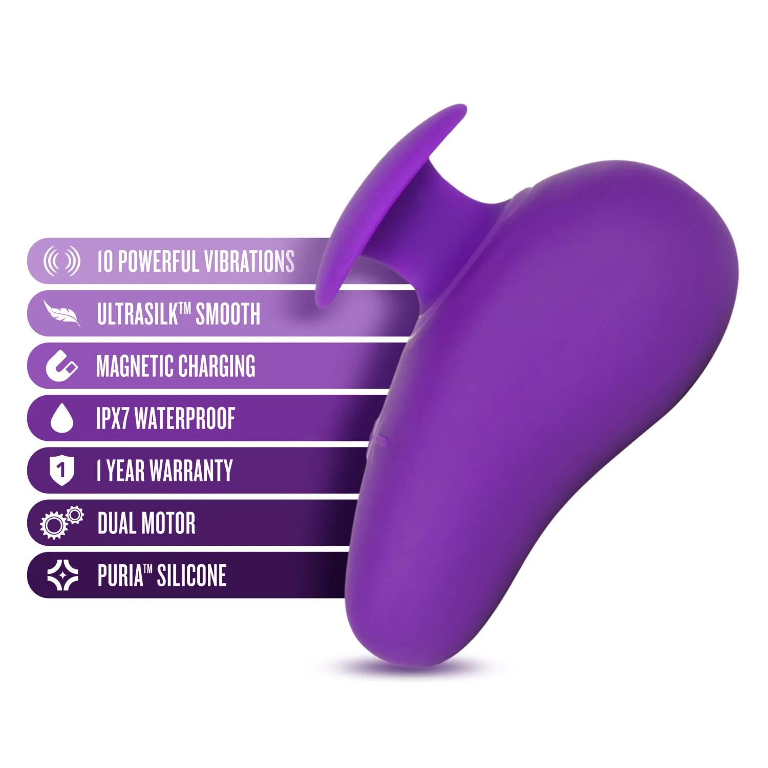 Palm Sense 10 Function Dual Motor Silicone Massager