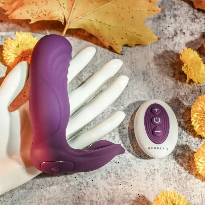 Velvet Hammer Thumping Thrusting Dual Stimulator with Remote