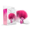 Nixie Metal Butt Plug With Ombre Tail Pink Metallic Nixie Metal Butt Plug With Ombre Tail Pink Metallic