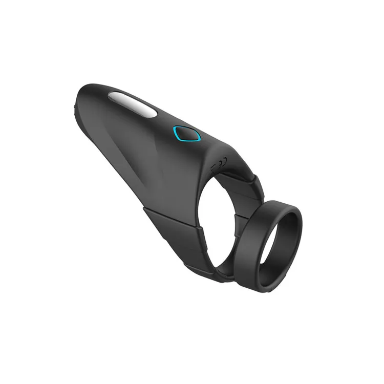 Forto F-48 Perineum Vibrating Double Cockring Black Forto F-48 Perineum Vibrating Double Cockring Black