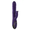 Thrusting & Swirling Silicone Rabbit Vibrator Thrusting & Swirling Silicone Rabbit Vibrator