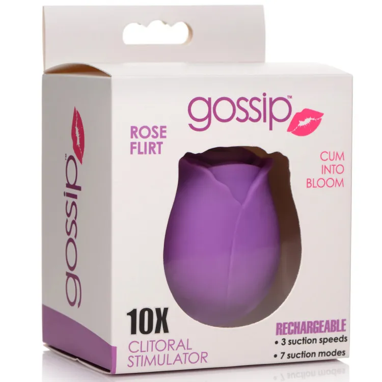 Rose Clitoral Suction Stimulator Violet Rose Clitoral Suction Stimulator Violet