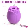 Rose Clitoral Suction Stimulator Violet Rose Clitoral Suction Stimulator Violet