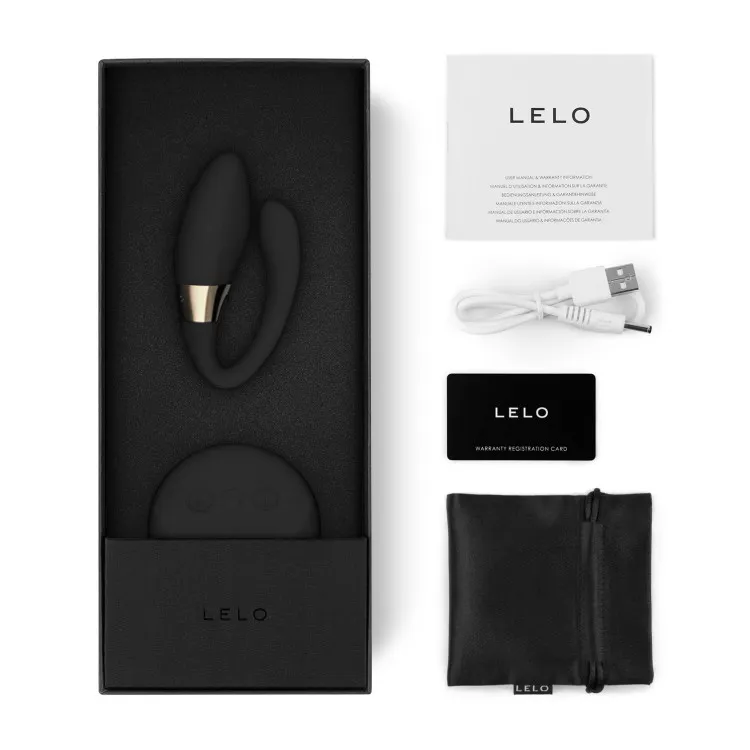 LELO TIANI DUO Dual Stimulation Couples Vibrator with Remote Black LELO TIANI DUO Dual Stimulation Couples Vibrator with Remote Black