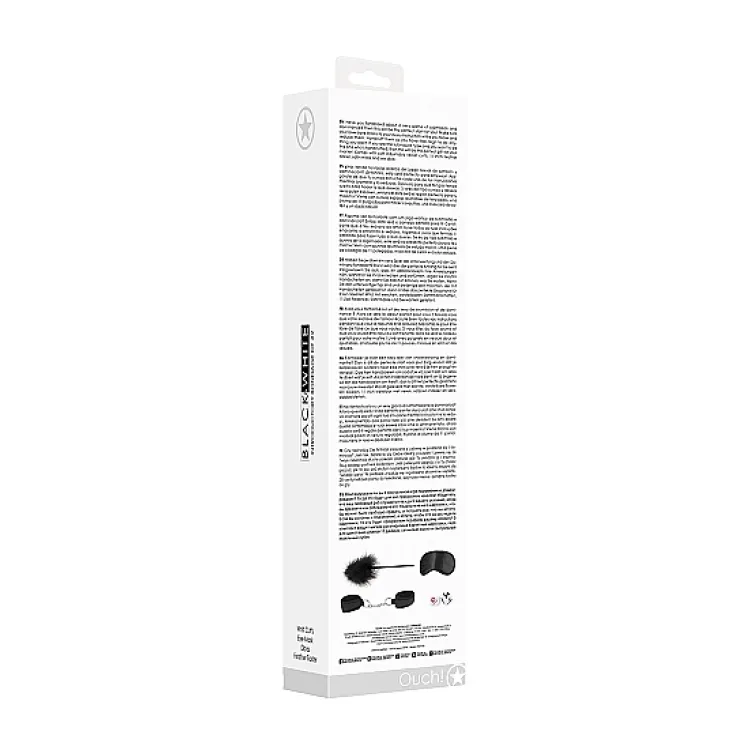 Black & White Introductory Bondage Kit #2 Black Black & White Introductory Bondage Kit #2 Black
