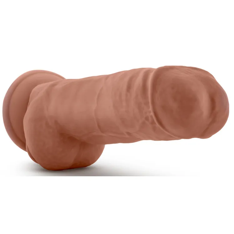 Blush Au Naturel Big Boy 10 in. Posable Dual Density Dildo with Balls & Suction Cup Tan (81911) by Blush | Anal Dildos | SlipDix.com Blush Au Naturel Big Boy 10 in. Posable Dual Density Dildo with Balls & Suction Cup Tan (81911) | SlipDix.com