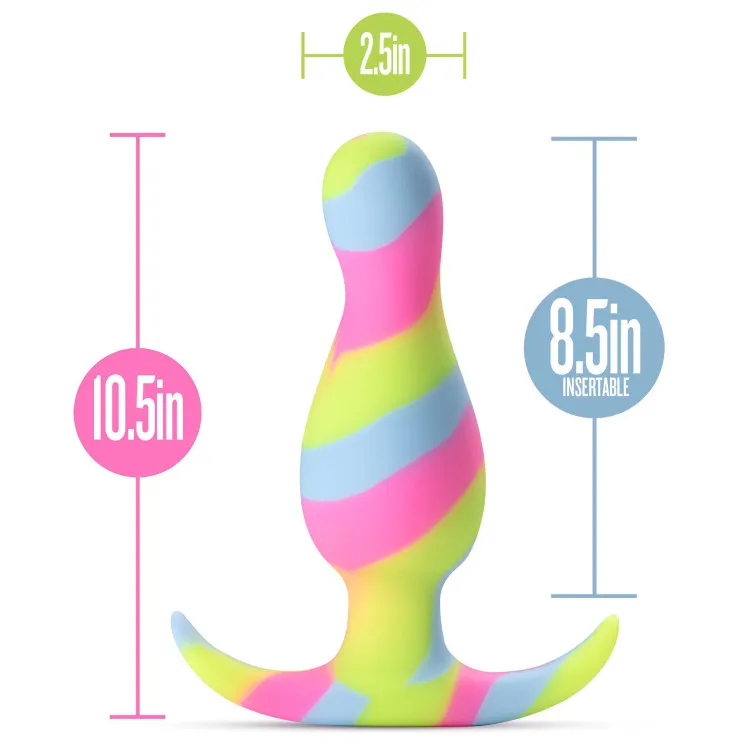 Anal Silicone Butt Plug Kaleido Anal Silicone Butt Plug Kaleido