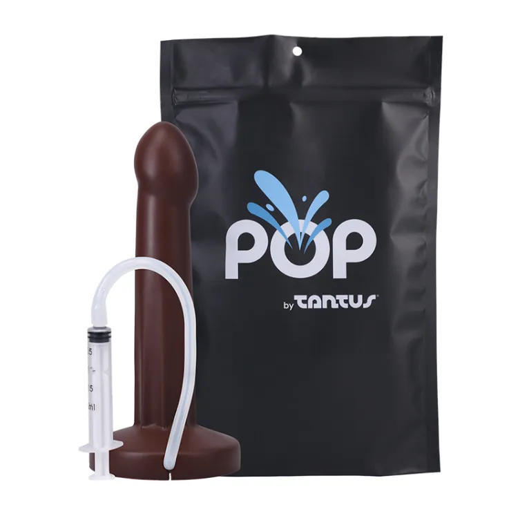 7.25 in. POP Squirting Dildo Espresso 7.25 in. POP Squirting Dildo Espresso