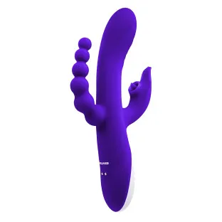 Triple Stimulation Thrusting & Licking Vibrator