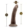 7 in. Realistic Triple Density Posable Dildo Brown 7 in. Realistic Triple Density Posable Dildo Brown