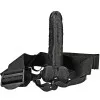Hollow Strap-On Realistic 7 in. with Balls Black Hollow Strap-On Realistic 7 in. with Balls Black