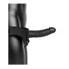 Hollow Strap-On Realistic 6 in. Black Hollow Strap-On Realistic 6 in. Black