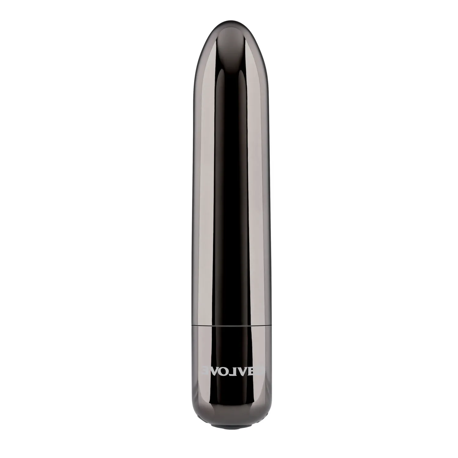 Bullet Vibrator with 10 Functions Black Chrome