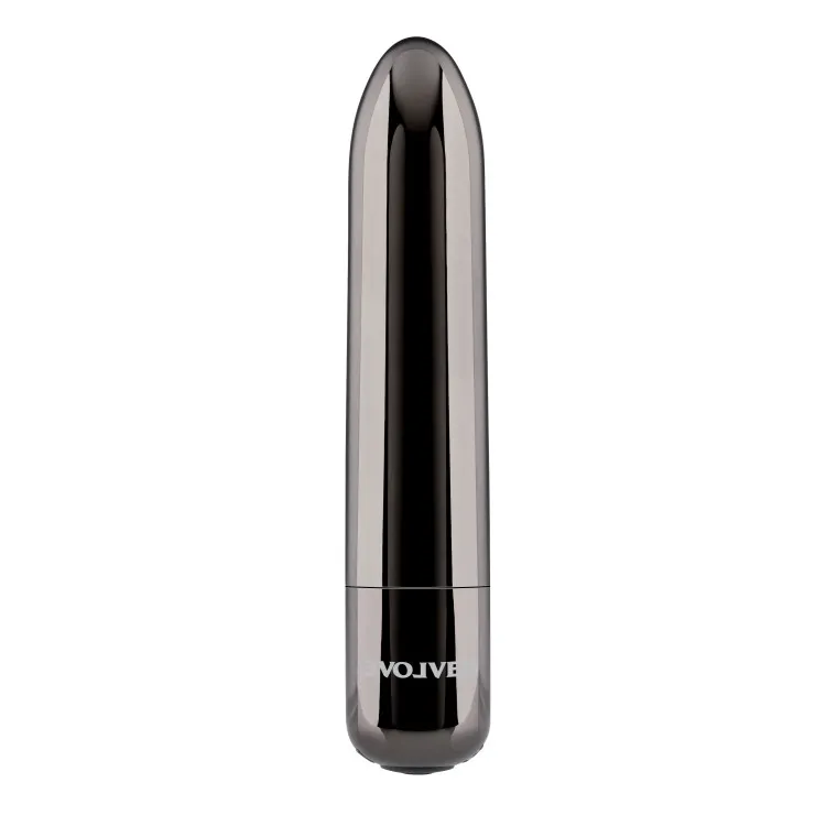 Bullet Vibrator with 10 Functions Black Chrome Bullet Vibrator with 10 Functions Black Chrome