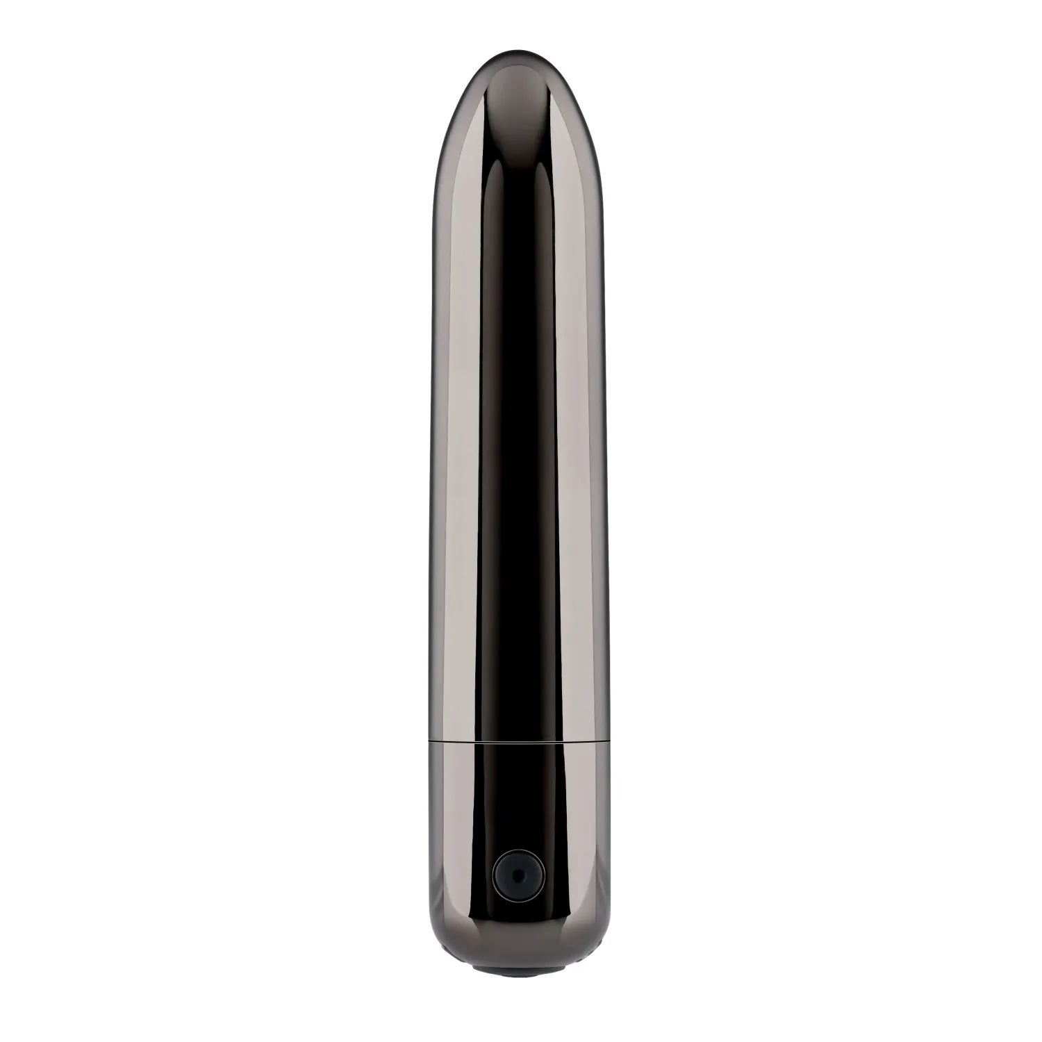 Bullet Vibrator with 10 Functions Black Chrome
