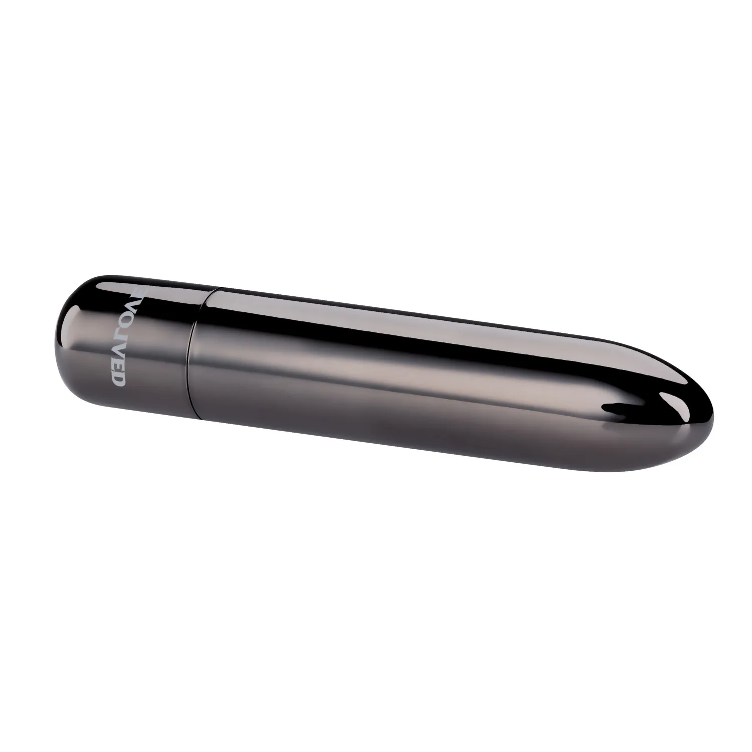 Bullet Vibrator with 10 Functions Black Chrome
