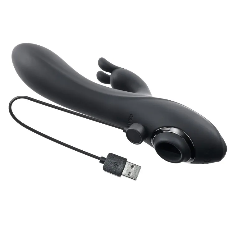 Triple Stimulation Silicone G-Spot & Suction Rabbit Vibrator Triple Stimulation Silicone G-Spot & Suction Rabbit Vibrator