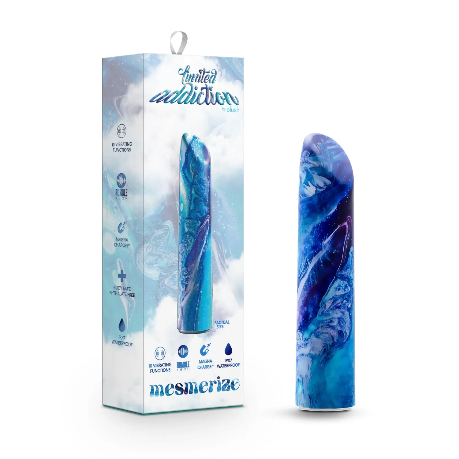Mesmerize Power Vibe 10-Function Vibrator with Rumble Tech