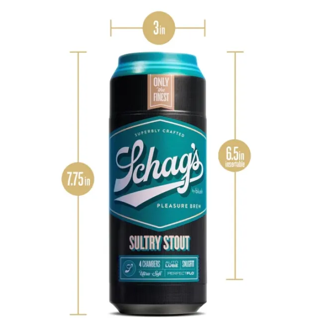 Schag's Sultry Stout Self-Lubricating Stroker