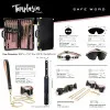 Temptasia Safe Word 10-Piece Bondage Kit Temptasia Safe Word 10-Piece Bondage Kit