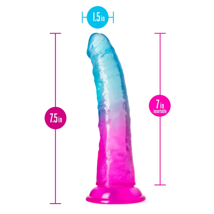 7 in. Realistic Dildo Sunset 7 in. Realistic Dildo Sunset