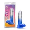 6 in. Dildo with Balls Blue 6 in. Dildo with Balls Blue