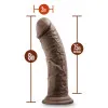 8 in. Realistic Triple Density Posable Dildo Brown 8 in. Realistic Triple Density Posable Dildo Brown