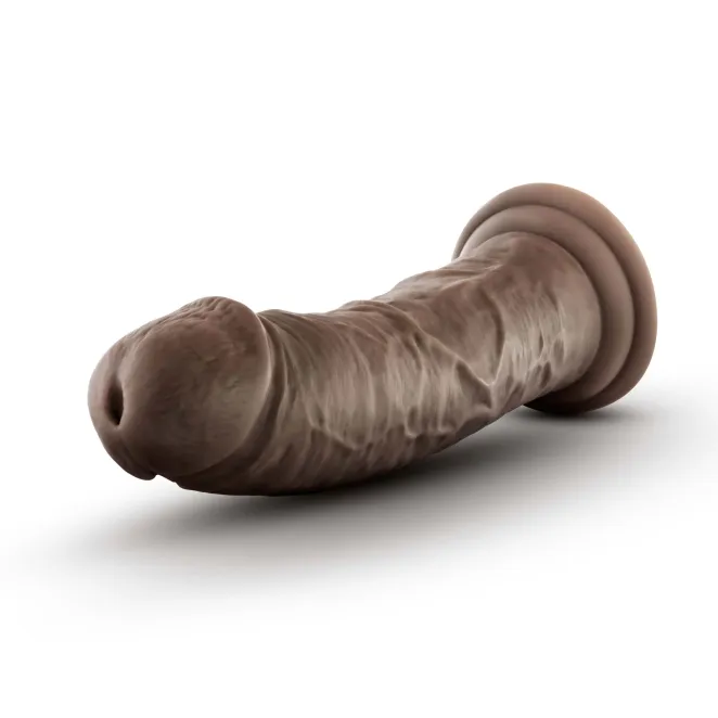 7 Inch Realistic Triple Density Posable Dildo Brown