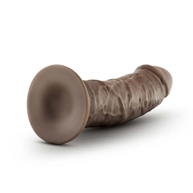 7 Inch Realistic Triple Density Posable Dildo Brown