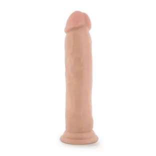 9 in. Realistic Thick Triple Density Posable Dildo Beige