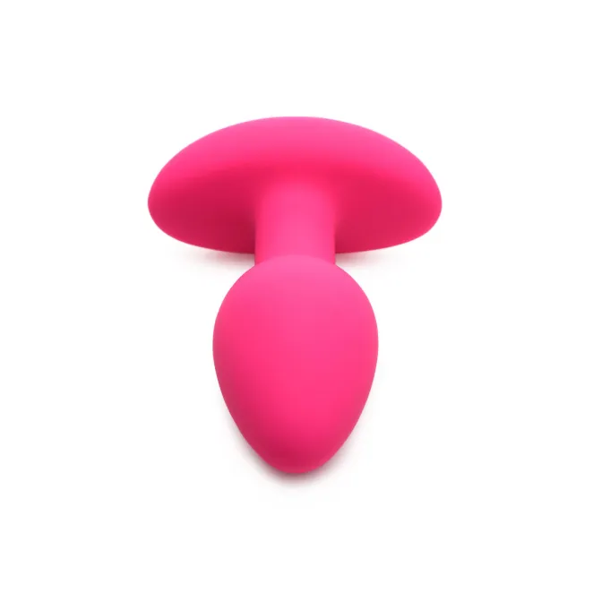 Anal Vibrating Butt Plug with Remote Magenta